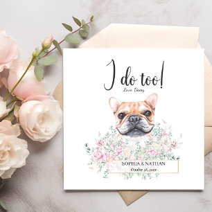 Serviette En Papier Chien de Chien de Chien Mariage Cocktail  serviett