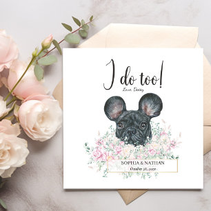 Serviette En Papier Chien de Chien de Chien Mariage Cocktail serviett