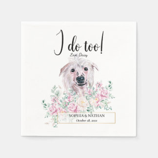 Serviette En Papier Chien de Chine arrêté Mariage Cocktail serviettes
