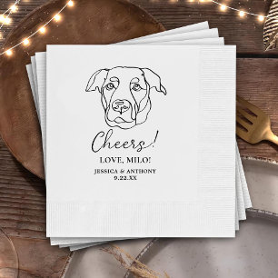 Serviette En Papier Chien du Labrador Accueil personnalisé serviettes