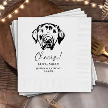 Chien du Labrador Accueil personnalisé serviettes