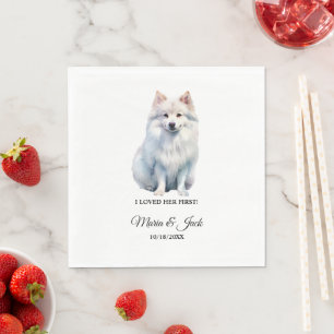 Serviette En Papier Chien Esquimau J'ai aimé son premier mariage