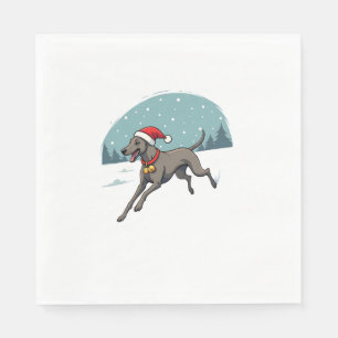 Serviette En Papier Chien Greyhound Festive Sprint