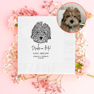 Serviette En Papier Chien Havanais Boissons personnalisées sur moi