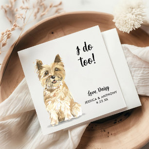 Serviette En Papier Chien Mariage Cocktail serviettes