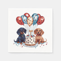 Chiens de Dachshund