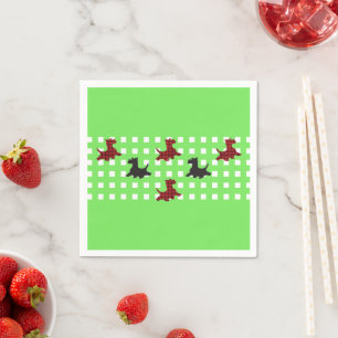 Serviette En Papier Chiens Scottie