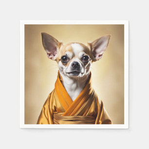 Serviette En Papier Chihuahua bouddhiste