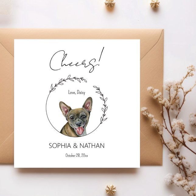 Serviette En Papier Chihuahua Chien Mariage Cocktail serviettes (Créateur téléchargé)