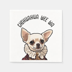 Serviette En Papier Chihuahua wee wa