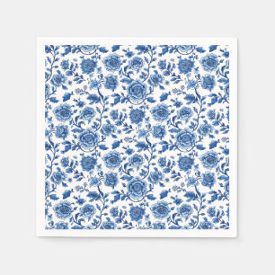 Serviette En Papier Chinoiserie française Floral