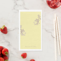 Chinoiserie jaune beurré