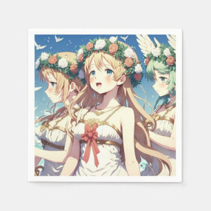 Serviette En Papier Choeur d'anime