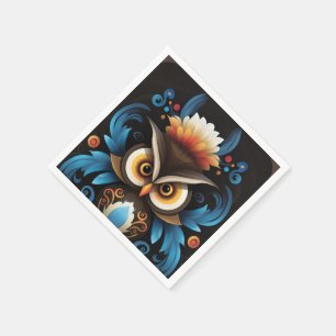 Serviette En Papier Chouette