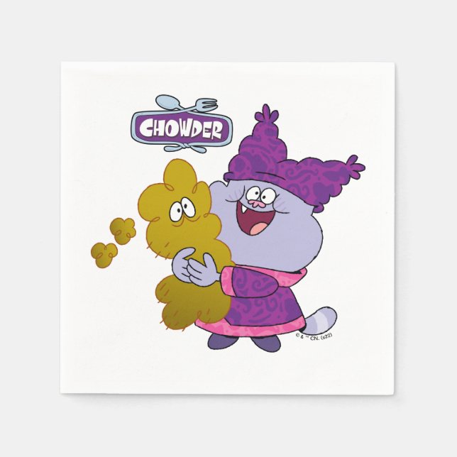 Serviette En Papier Chowder et Kimchi (Devant)