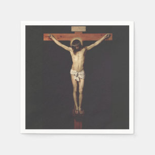Serviette En Papier Christ crucifié par Diego Velazquez