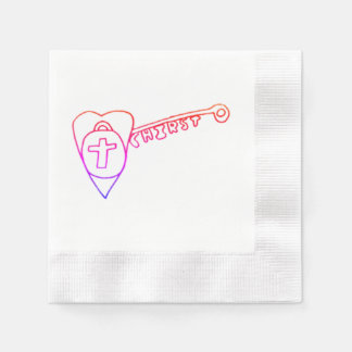 Serviette En Papier Christ est le papier clé Napkin
