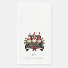Serviette En Papier Christmas Gnomes Paper Guest Towels