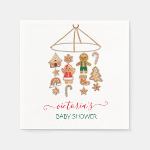 Serviette En Papier Christmas Little Cookie Moblie Baby shower