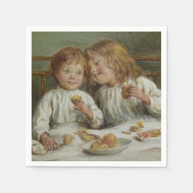 Serviette En Papier Christmas Morning (par Joseph Clark) (Devant)