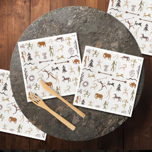 Serviette En Papier Chroniques Caveman