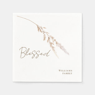 Serviette En Papier Chute Foliage personnalisé Cocktail bienheureux