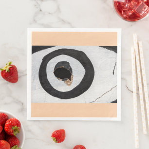 Serviette En Papier cible déchirures