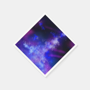 Serviette En Papier Ciel bleu nuit Sapphire Napkin