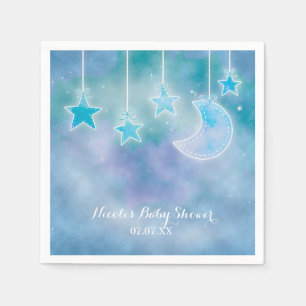 Serviette En Papier Ciel céleste Galaxie Baby shower cosmique serviett