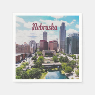 Serviette En Papier Ciel de Nebraska City Omaha