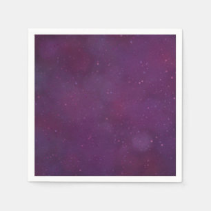 Serviette En Papier Ciel d'étoile violette