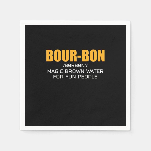 Serviette En Papier Cigar Lover | Bourbon Magic Brown (Devant)