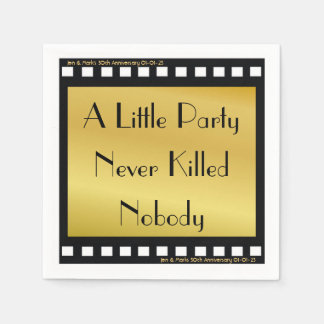 Serviette En Papier Cinéma Thème Partie Napkins
