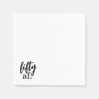 Serviette En Papier Cinquante Af Cocktail Napkins
