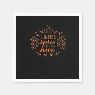 Serviette En Papier Citation d'automne inspirationnelle