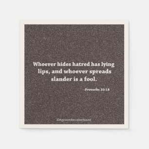 Serviette En Papier Citations religieuses