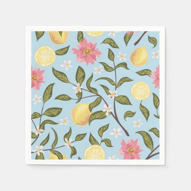 Serviette En Papier Citron (Devant)