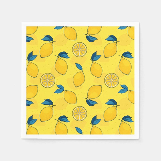 Serviette En Papier Citron frais  (Devant)