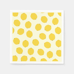 Serviette En Papier Citron jaune