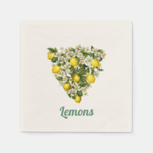 Serviette En Papier Citrons