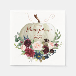 Serviette En Papier Citrouille d'automne Napkin Cocktail