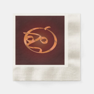 Serviette En Papier Citrouille d'Halloween