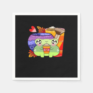 Serviette En Papier Citrouille épicé Latte automne saison Classic