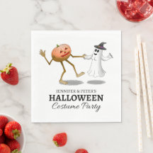Citrouille et fantôme d'Halloween