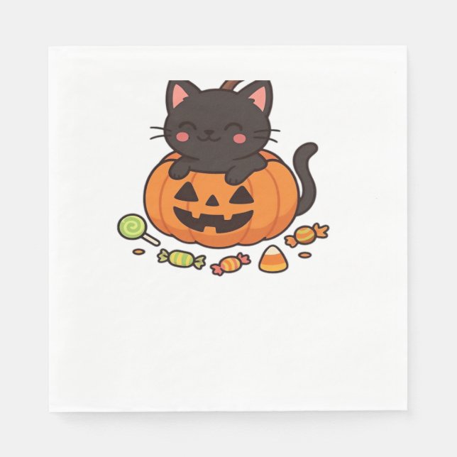 Serviette En Papier Citrouille Kitty Parade Essential T-Shirt (Devant)