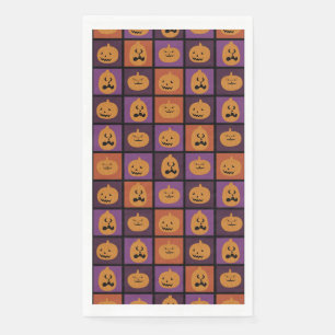 Serviette En Papier Citrouilles d'Halloween