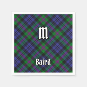 Serviette En Papier Clan Baird Tartan