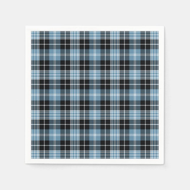 Serviette En Papier Clan Clark Tartan (Devant)