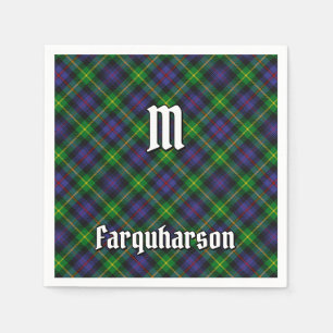 Serviette En Papier Clan Farquharson Tartan Napkins
