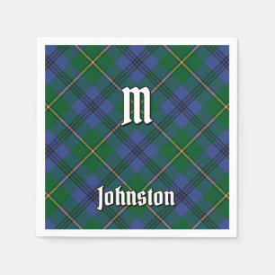 Serviette En Papier Clan Johnston Tartan Napkins